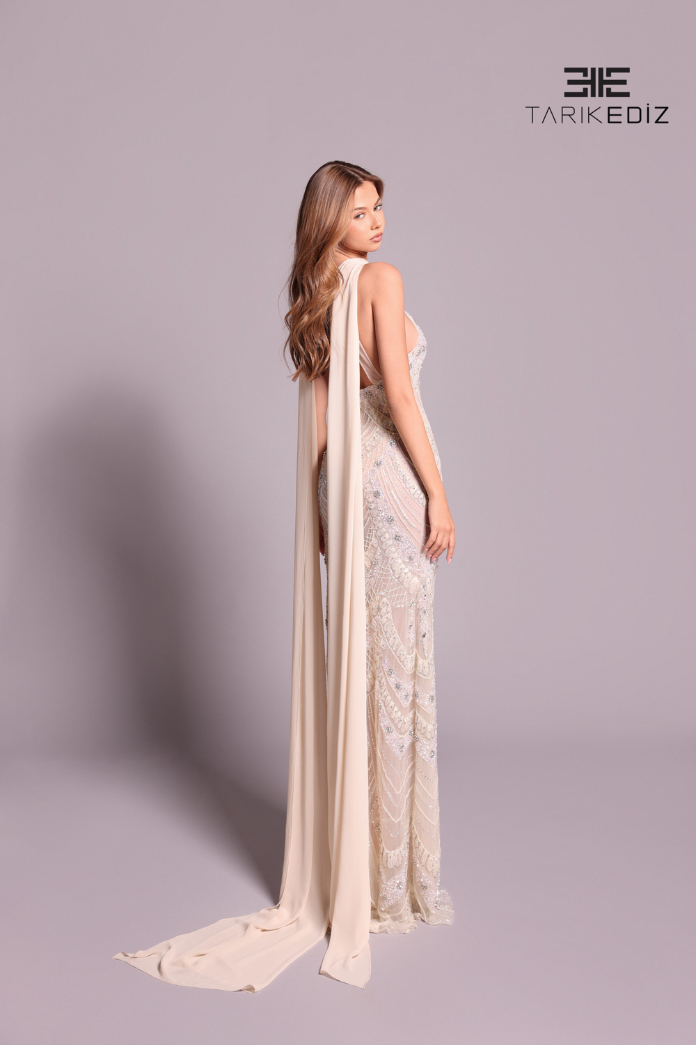 Tarik Ediz 99051 Dress - FOSTANI.com