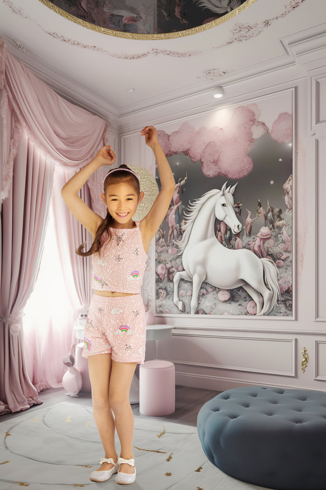 ALETA KIDS1018 DRESS - FOSTANI