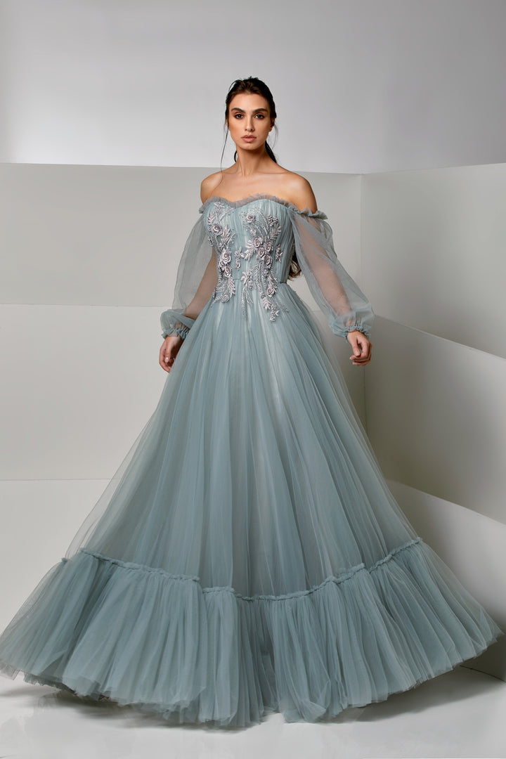 Modessa Couture M20287 Size 8 Only - FOSTANI.com