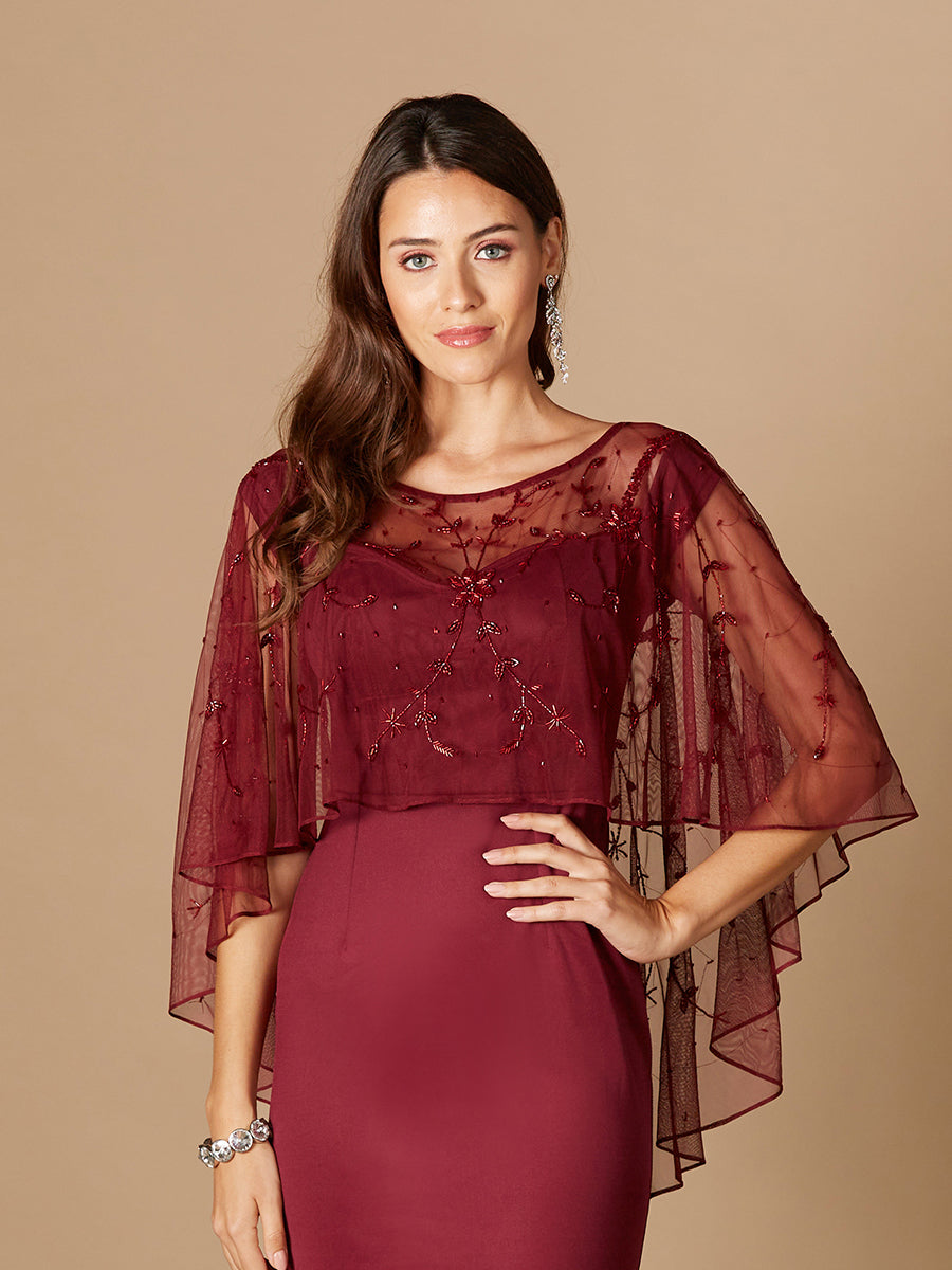 Lara 29341- Flutter Capelet - FOSTANI